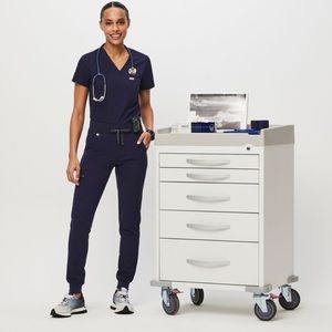 Figs navy Zamora joggers